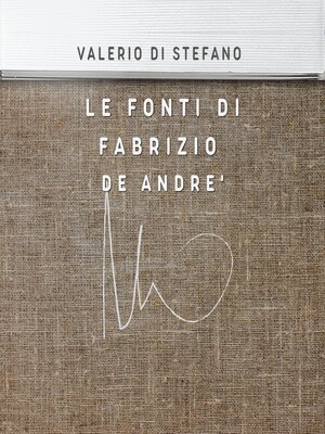 cover image of Le fonti di Fabrizio De André